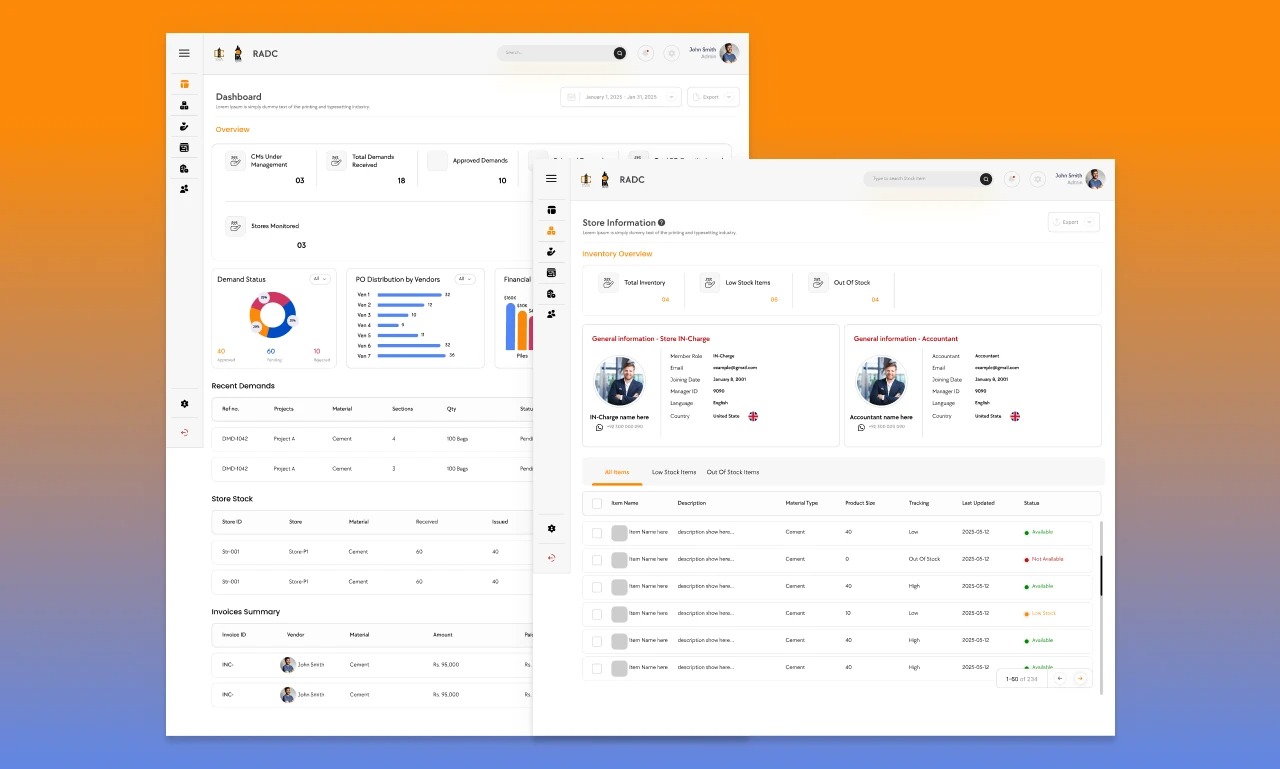 Construction Inventory System